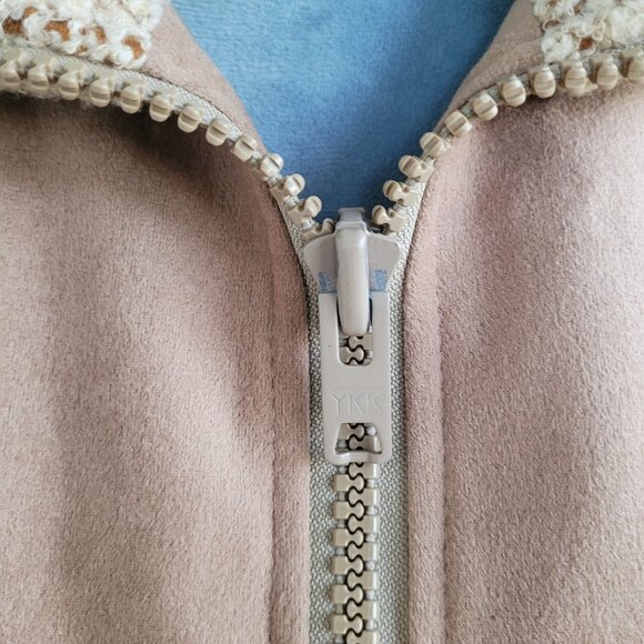 Vintage 70s/early 80s Union Made Faux suede Fall cool weather Jacket with zipper - Picture 2 of 12